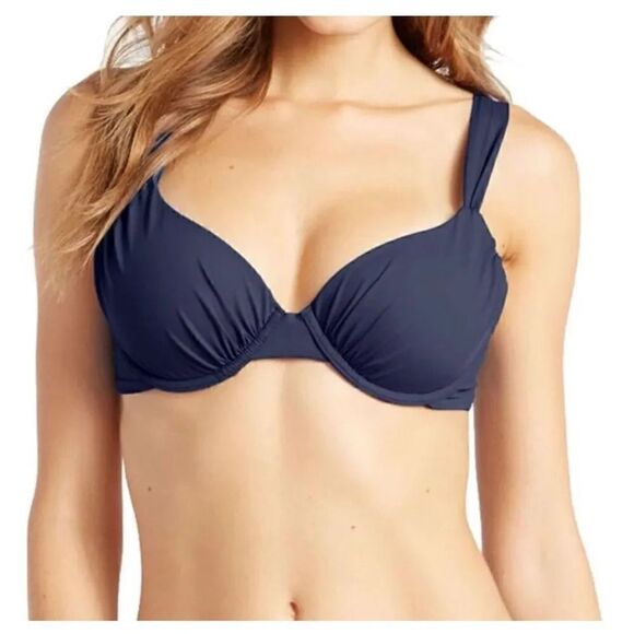 Tommy Bahama  Pearl Underwire Molded Cup Bra  Swimming Top Sz 32 C - Picture 1 of 11